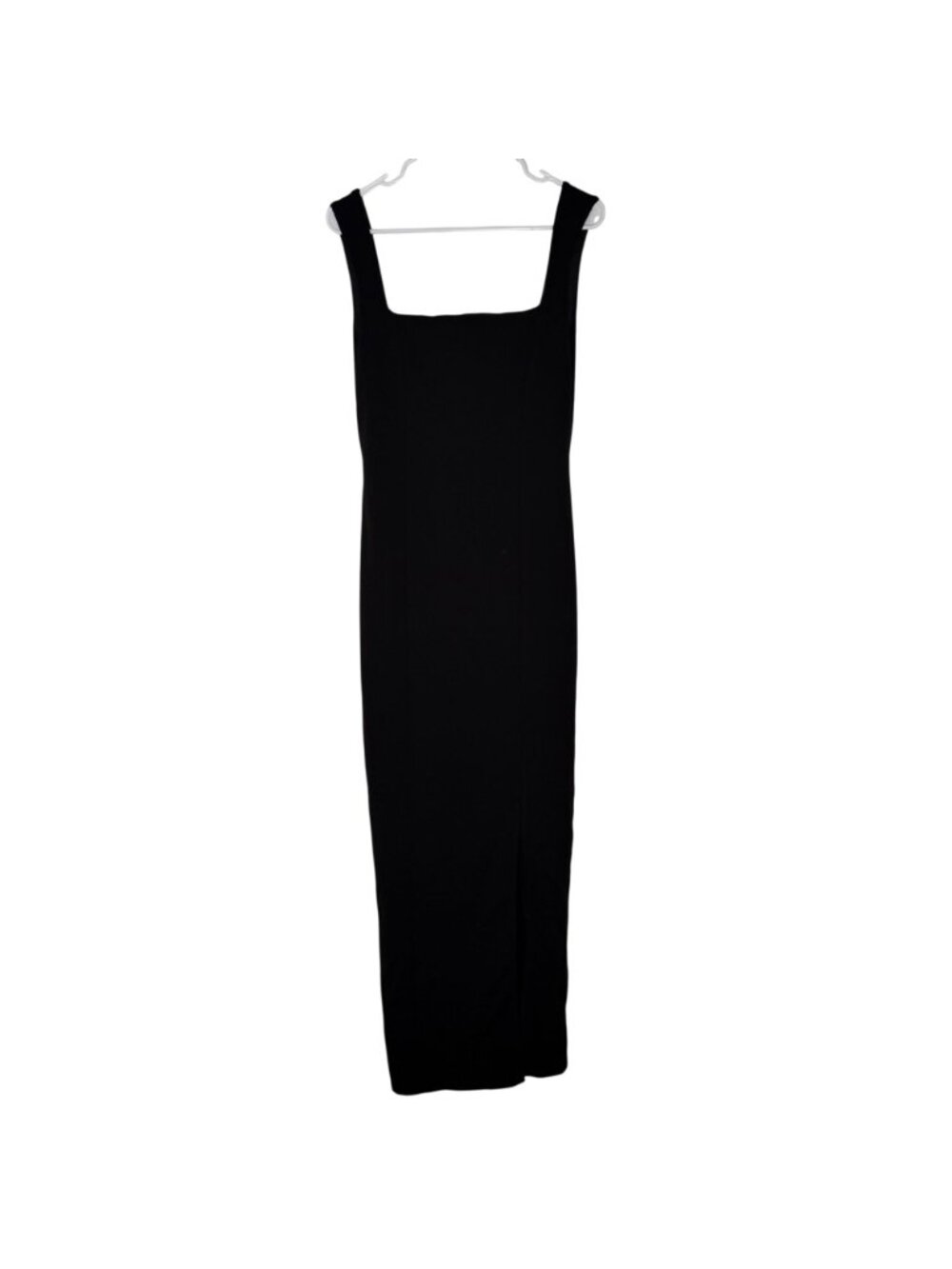 Lulus Inspiring Allure Black Square Neck Column Maxi Dress Women's Size Lg NWT! - Picture 3 of 6